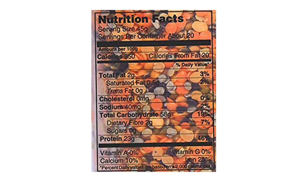 Bytewise Organic Mix Dal (Mix Pulses)    Pack  1 kilogram